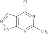 4-Chloro-6-methyl-1H-pyrazolo[3,4-d]pyrimidine