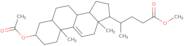 Methyl 3α-acetoxy-5β-chol-9(11)-en-24-oate