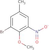 1-Bromo-2-methoxy-5-methyl-3-nitrobenzene