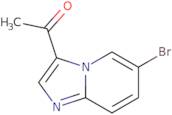 1-{6-bromoimidazo[1,2-a]pyridin-3-yl}ethan-1-one