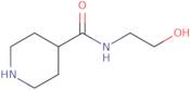 N-(2-Hydroxyethyl)-4-piperidinecarboxamide hydrochloride