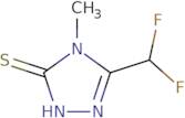 5-(Difluoromethyl)-4-methyl-4H-1,2,4-triazole-3-thiol