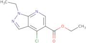 Ethyl 4-Chloro-1-ethyl-1H-pyrazolo[3,4-b]pyridine-5-carboxylate