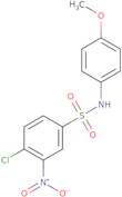 4-Chloro-N-(4-methoxyphenyl)-3-nitrobenzene-1-sulfonamide