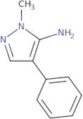 1H-Pyrazol-5-amine, 1-methyl-4-phenyl-