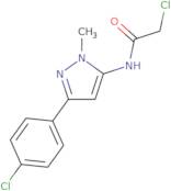 2-Chloro-N-[3-(4-chlorophenyl)-1-methyl-1H-pyrazol-5-yl]acetamide