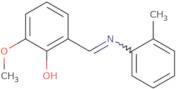 2-Methoxy-6-{(E)-[(2-methylphenyl)imino]methyl}phenol