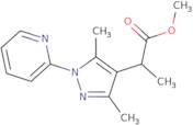 Methyl 2-[3,5-dimethyl-1-(pyridin-2-yl)-1H-pyrazol-4-yl]propanoate
