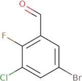 5-bromo-3-chloro-2-fluorobenzaldehyde