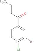 1-(3-Bromo-4-chlorophenyl)butan-1-one