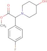 Methyl 2-(4-fluorophenyl)-2-(4-hydroxypiperidin-1-yl)acetate