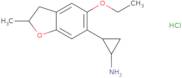 2-(5-Ethoxy-2-methyl-2,3-dihydro-1-benzofuran-6-yl)cyclopropan-1-amine hydrochloride