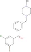 (3-Chloro-5-fluorophenyl){3-[(4-methyl-1-piperazinyl)methyl]phenyl}methanone