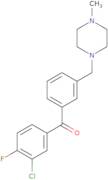 (3-Chloro-4-fluorophenyl){3-[(4-methyl-1-piperazinyl)methyl]phenyl}methanone