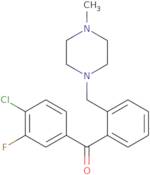 (4-Chloro-3-fluorophenyl){2-[(4-methyl-1-piperazinyl)methyl]phenyl}methanone