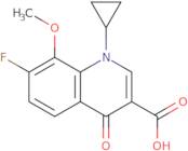 1-Cyclopropyl-7-fluoro-8-methoxy-4-oxo-1,4-dihydroquinoline-3-carboxylic acid