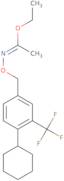 N-[[4-Cyclohexyl-3-(trifluoromethyl)phenyl]methoxy]ethanimidic acid ethyl ester