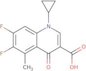 1-Cyclopropyl-6,7-Difluoro-1,4-Dihydro-5-Methyl-4-Oxo-3-Quinolinecarboxylic Acid