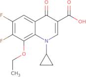 1-Cyclopropyl-8-ethoxy-6,7-difluoro-1,4-dihydro-4-oxo-3-quinolinecarboxylic Acid