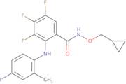 N-(Cyclopropylmethoxy)-3,4,5-Trifluoro-2-[(4-Iodo-2-Methylphenyl)Amino]Benzamide