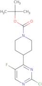 4-(2-Chloro-5-fluoro-4-pyrimidinyl)-1-piperidinecarboxylic acid tert-butyl ester