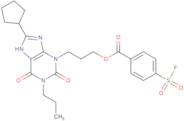 3-(8-Cyclopentyl-2,6-Dioxo-1-Propyl-7H-Purin-3-Yl)Propyl 4-Fluorosulfonylbenzoate