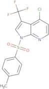 4-Chloro-1-[(4-methylphenyl)sulfonyl]-3-(trifluoromethyl)-1H-pyrrolo[2,3-b]pyridine