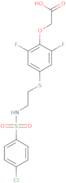 2-[4-[2-[(4-Chlorophenyl)Sulfonylamino]Ethylsulfanyl]-2,6-Difluorophenoxy]Acetic Acid