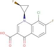 cis-8-Chloro-7-fluoro-1-(2-fluorocyclopropyl)-1,4-dihydro-4-oxo-3-quinolinecarboxylic Acid