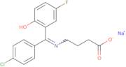 4-(((4-Chlorophenyl)(5-fluoro-2-hydroxyphenyl)methylene)amino)butanoic acid monosodium salt