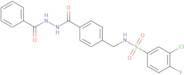 4-[[[(3-Chloro-4-fluorophenyl)sulfonyl]amino]methyl]benzoic