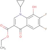 1-Cyclopropyl-6,7-difluoro-1,4-dihydro-8-hydroxy-4-oxo-3-qui