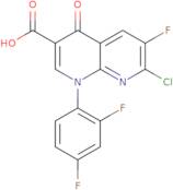 7-Chloro-1-(2,4-Difluorophenyl)-6-Fluoro-1,4-Dihydro-4-Oxo-1,8-Naphthyridine-3-carboxylic Acid