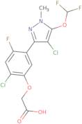 2-Chloro-5-(4-chloro-5-difluoromethoxy-1-methylpyrazol-3-yl)-4-fluorophenoxyacetic acid