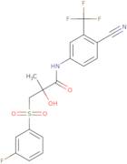 N-[4-Cyano-3-(trifluoromethyl)phenyl]-3-[(3-fluorophenyl)sulfonyl]-2-hydroxy-2-methylpropanamide