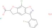 8-Chloro-3-(2-fluorophenyl)-5,6-dihydrofuro[3,2-f]-1,2-benzisoxazole-6-carboxylic acid potassium...