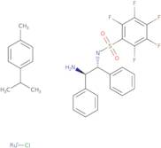 Chloro[[(1R,2R)-(-)-2-amino-1,2-diphenylethyl](pentafluorophenylsulfonyl)amido](p-cymene)ruthenium(II)