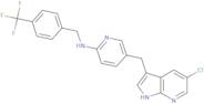 5-[(5-Chloro-1H-pyrrolo[2,3-b]pyridin-3-yl)methyl]-N-[[4-(trifluoromethyl)phenyl]methyl]-2-pyridinamine