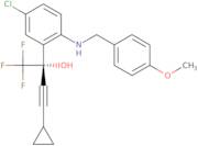 (S)-5-Chloro-α-(cyclopropylacetenyl)-2-[((4-methoxyphenyl)methyl)amino]-α-(trifluoromethyl)benzene…