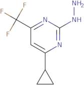 4-Cyclopropyl-2-hydrazinyl-6-(trifluoromethyl)pyrimidine