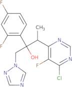 (trans)-6-Chloro-α-(2,4-difluorophenyl)-5-fluoro-β-methyl-α-(1H-1,2,4-triazol-1-ylmethyl)-4-pyrimi…