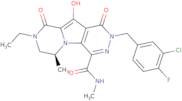 (6S)-2-[(3-Chloro-4-fluorophenyl)methyl]-8-ethyl-1,2,6,7,8,9-hexahydro-10-hydroxy-N,6-dimethyl-1,9-dioxopyrazino[1',2':1,5]pyrrolo[2 ,3-d]pyridazine-4-carboxamide