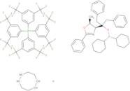1,5-Cyclooctadiene{[dibenzyl((4R,5R)-5-methyl-2-phenyl-4,5-dihydro-4-oxazolyl)methyl]dicyclohexylphosphinite}iridium(I) tetrakis(3,5 -bis(trifluoromethyl)phenyl)borate