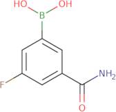 (3-carbamoyl-5-fluorophenyl)boronic Acid