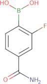 (4-carbamoyl-2-fluorophenyl)boronic Acid