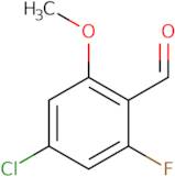 4-chloro-2-fluoro-6-methoxybenzaldehyde