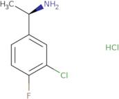 (1r)-1-(3-chloro-4-fluorophenyl)ethanamine;hydrochloride