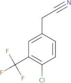 2-[4-chloro-3-(trifluoromethyl)phenyl]acetonitrile