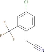 2-[4-chloro-2-(trifluoromethyl)phenyl]acetonitrile