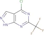 4-chloro-6-(trifluoromethyl)-1h-pyrazolo[3,4-d]pyrimidine